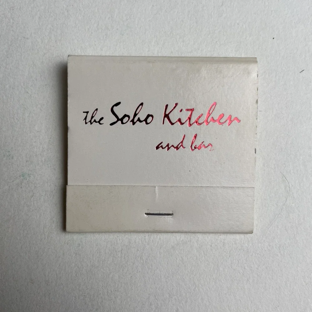 The SoHo‎ Kitchen & Bar, New York City, Matchbook W/ Matches